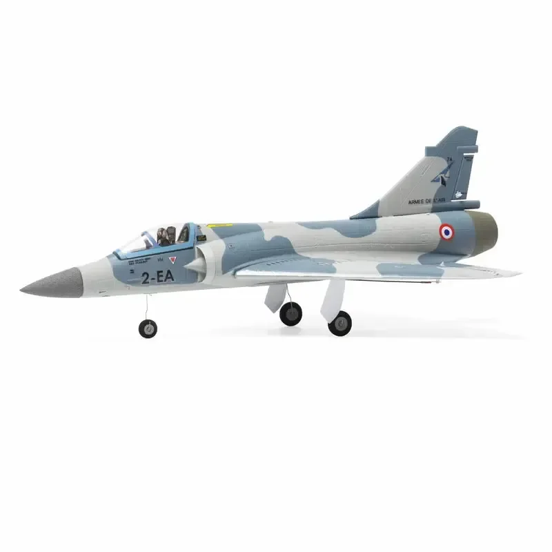 Détail du nez et du cockpit du MinimumRC Mirage 2000, avec son réacteur brushless EDF 30mm
