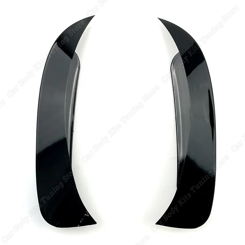 ABS 리어 범퍼 립 스포일러 카나드 벤트 튜닝, 메르세데스 벤츠 X156 GLA GLA45 AMG GLA220 GLA260 2013-2018 글로스 블랙