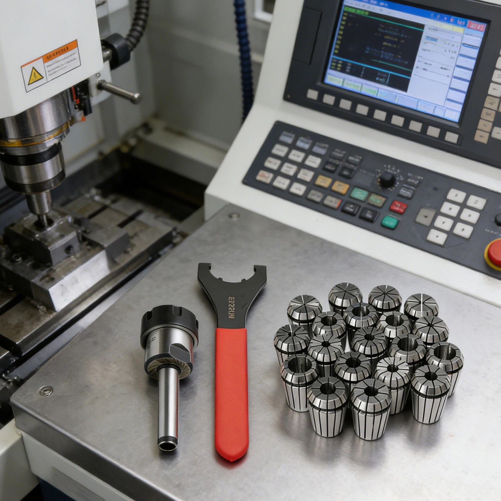 ER32 Collet Chuck Set MT2 Shank 19pcs with 2-20MM Gripping Range High Accuracy Tool Holder for CNC Milling Lathe
