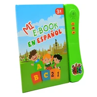 Spanish Learning Sound Book Reading Machine Children Early Educational Toys Multifunctional Music Baby E-book Kid Christmas Gift 2