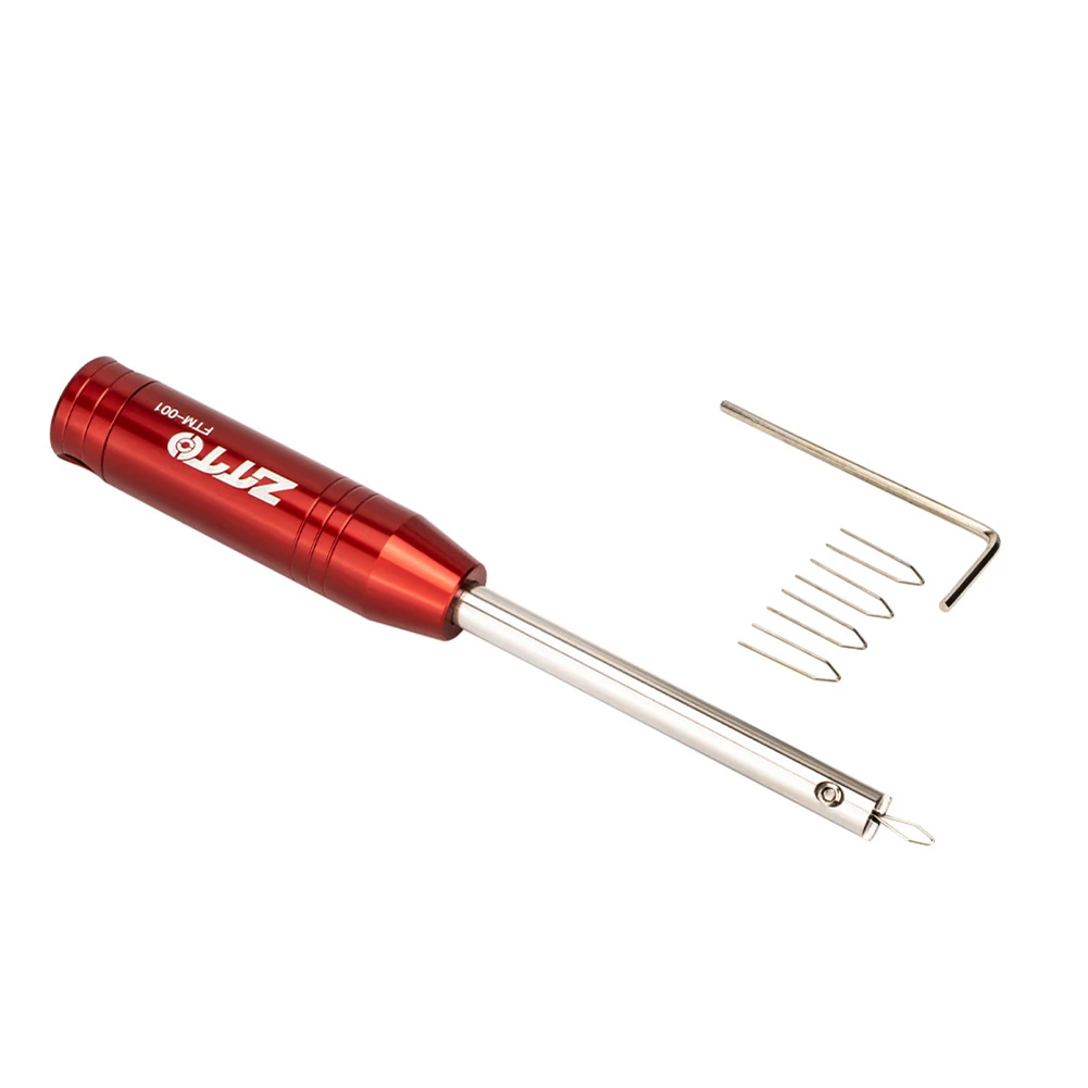 

1pc Bike Spoke Nipple Insertion Tool Screwdriver Bicycle Spoke Cap Removal Wrench MTB Road Bike Wheel Spoke Nipple Key