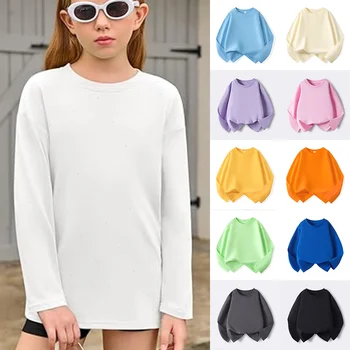 Kids Cotton Long Sleeve Tee 1