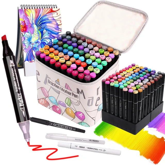 Watercolor Marker Storage, Colored Marker Set Maeker, Markers Full Set