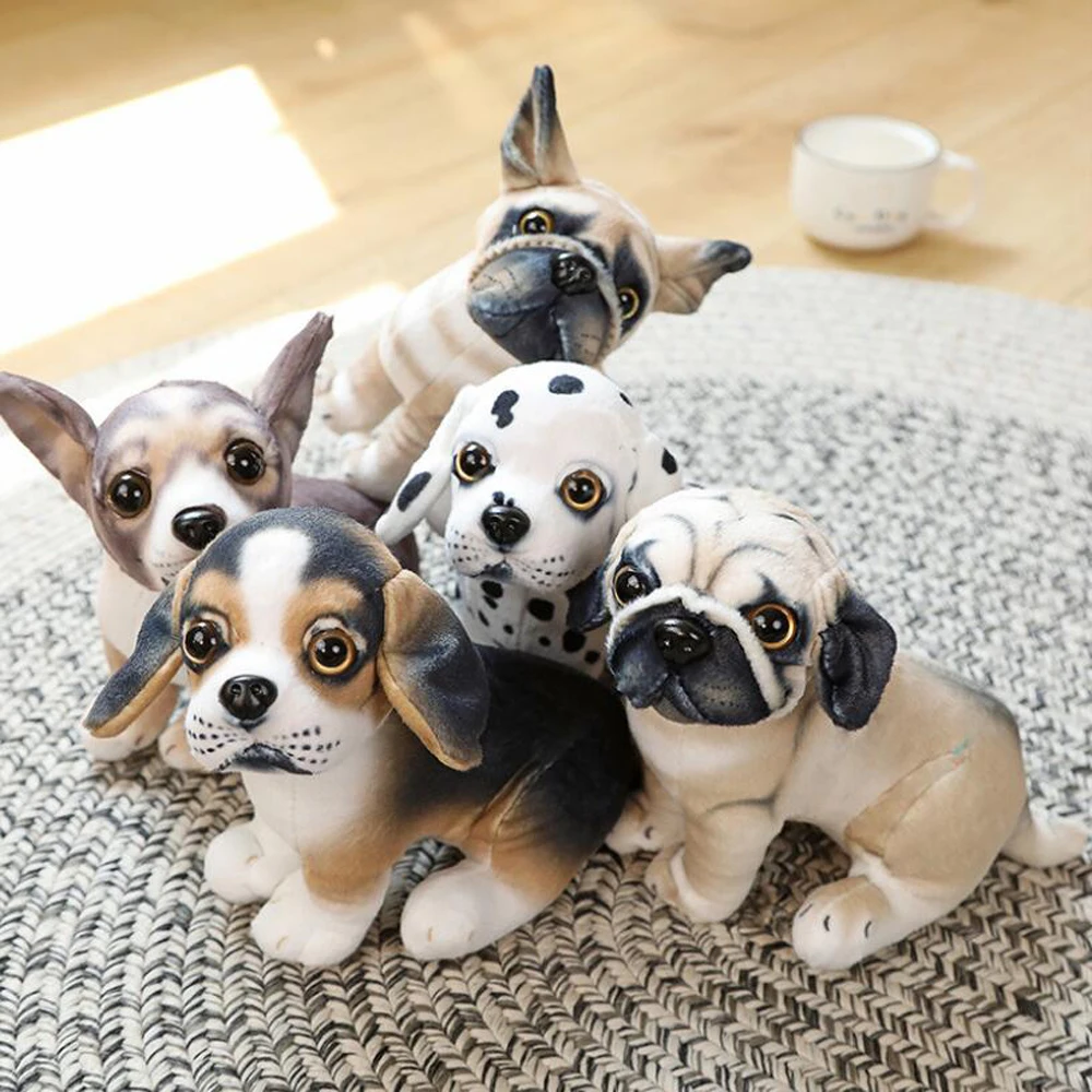 

Simulated Dummy Dog Bulldog Chihuahua Miglu Plush Stuffed Toys