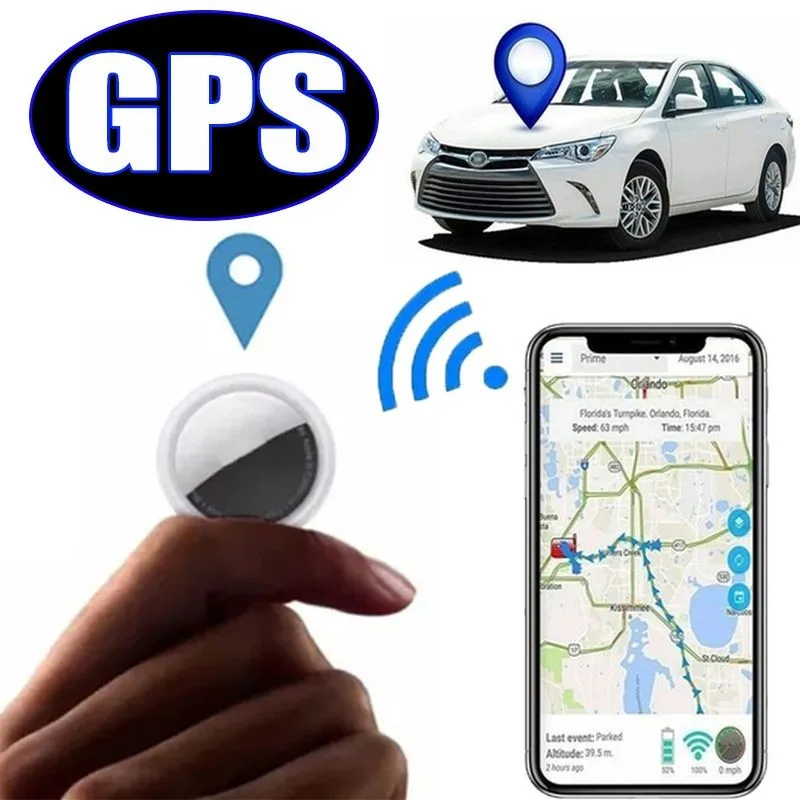 Airtags GPS Tracker Finder Key Finder Phone APP Search With Alarm Real-time Location Children Positioning Tracker Pet Locator