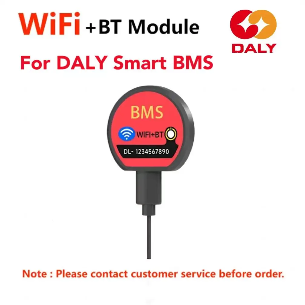 Daly Smart BMS WIFI Bluetooth Module LCD Screen UART RS485 Cable Inverter Communication Board for Lifepo4 Li-ion Accessories