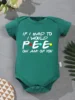 Newborn Short Sleeve Toddler Rompers Baby Boy Girl Bodysuit Infant Jumpsuit Fashion If I Had To I Would Pee On Any of You 4