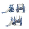 Baby Slide 3 in 1 Indoor Home Safety Slide Swing Chair Combination outdoor Kindergarten Slide Kids Playground Sports Game Toy 4