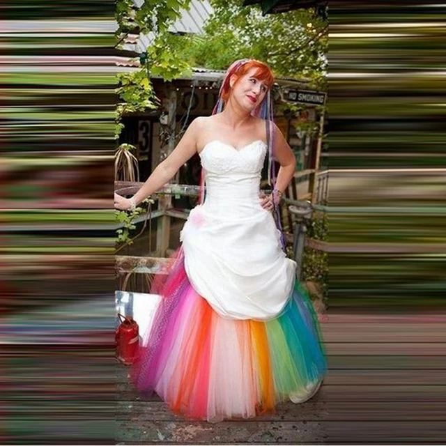 Rainbow Wedding Dresses