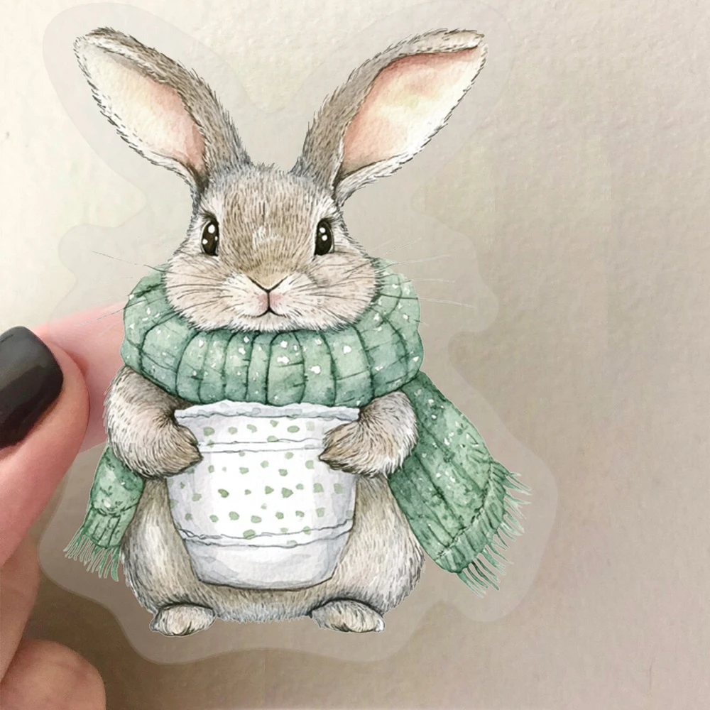 10/30/50pcs 투명 귀여운 겨울 크리스마스 스티커 미적 눈 풍경 데칼 DIY 노트북 전화기 기타 그래피티 스티커 장난감