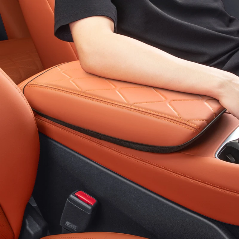 Car Accessories For BYD Sealion 7 Car Central Control Armrest Case Leather Case Protective Cover Pad Interior Modification