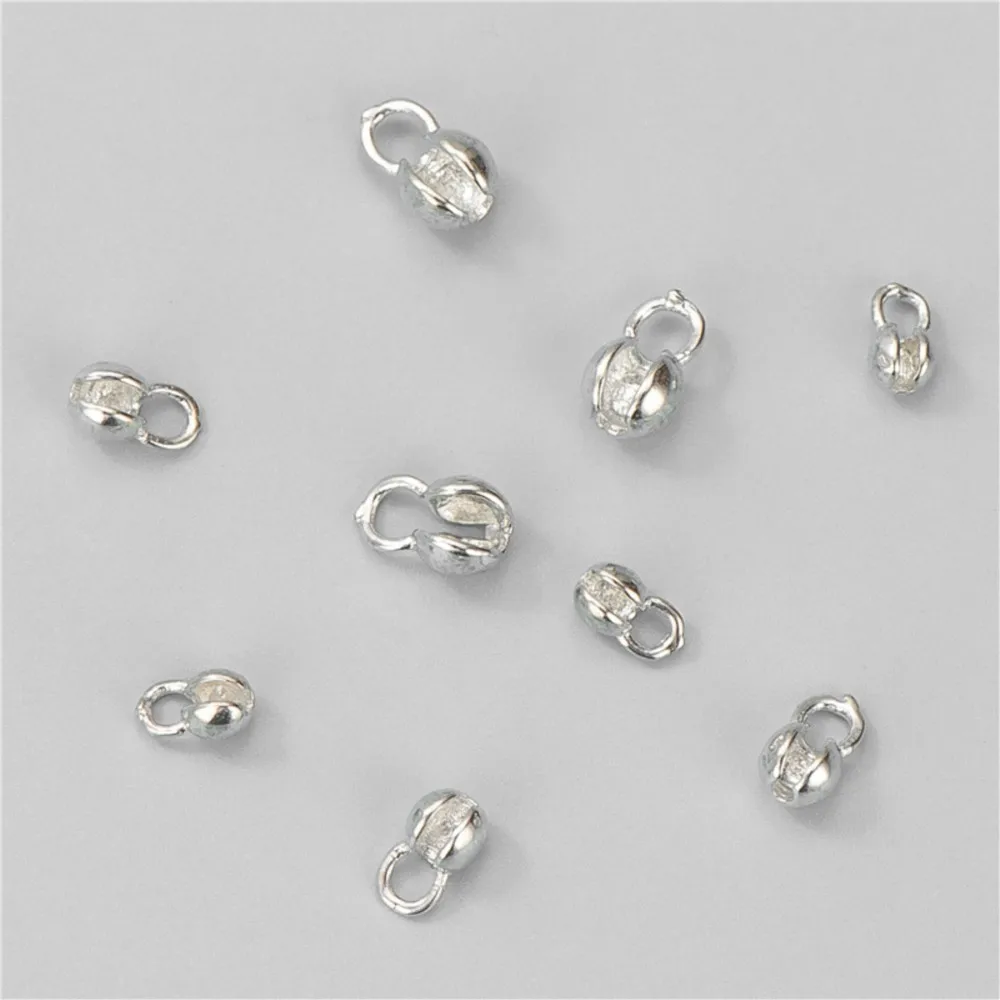 Craftdady 180 Pezzi In Ottone A Crimpare Nodo Copre 6 Mm Metà Tondo Perline Fine Per La Creazione Di Gioielli, 6 Colori, Foro: 2,2 Mm - Foto 10