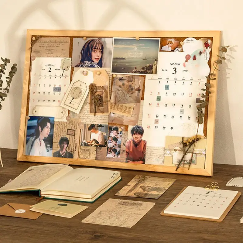 

Softwood Photo Wall Display Board Style Bulletin Board Background Hanging Decoration Of Student Dormitory Was Sent To The Manufa