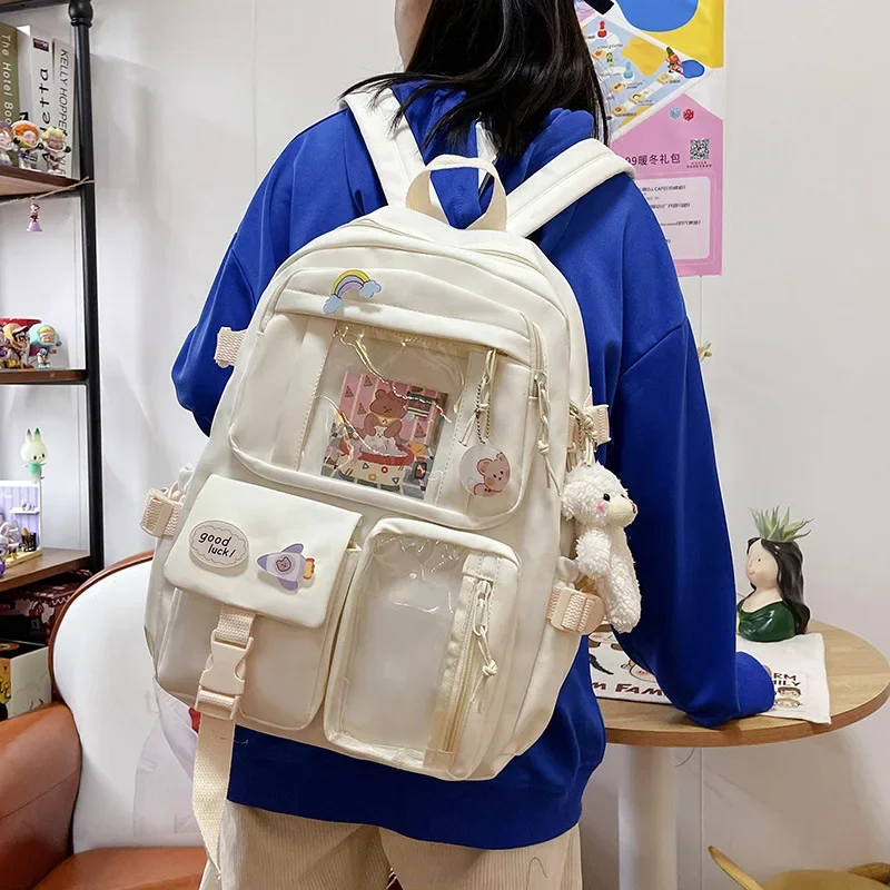 itabag backpack large capacity lightweight large capacity high school students schoolbag female hundreds of shoulder bags 4