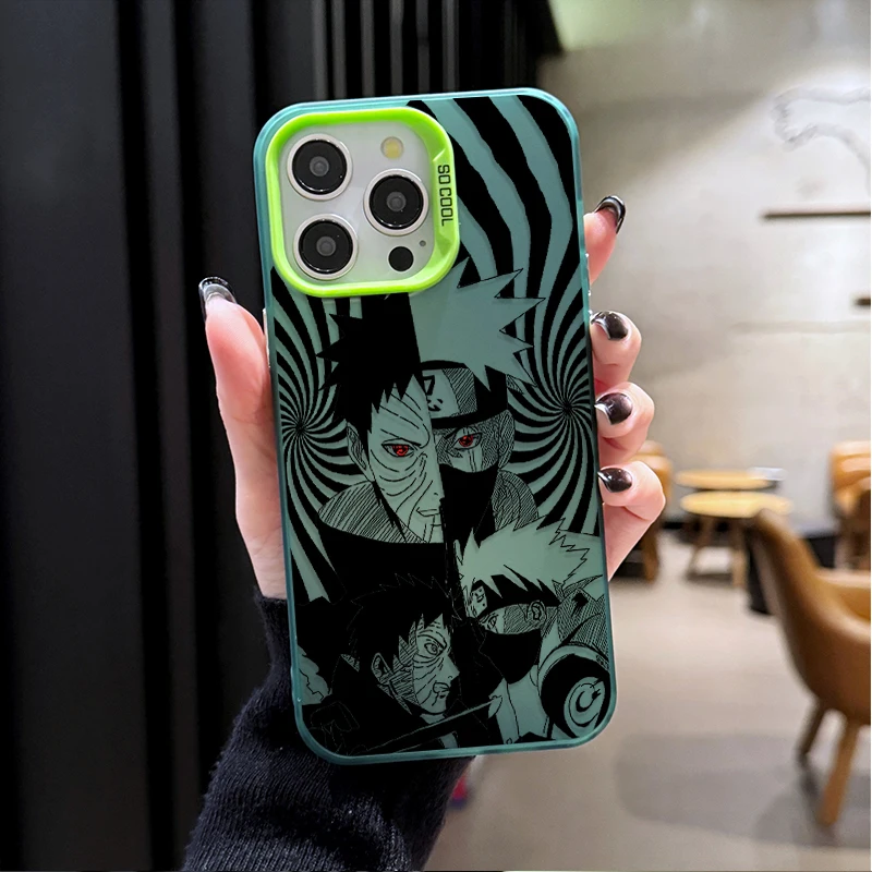 Anime Naruto Obito Kakashi Classic Phone Case Cover