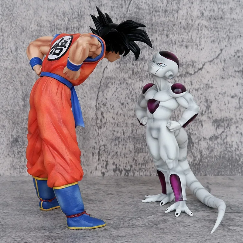 23cm Dragon Ball Z Anime Figure Frieza Son Goku GK Gazing At Each Other  Akimbo Statue Pvc Action Figurine Collection Model Toy - AliExpress