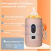 Baby Bottle Warmer Feeding Bottle Heat Keeper Travel Warmer Cover Formula Milk Water USB Heater Outdoor Bottle Warmer A2UB 5