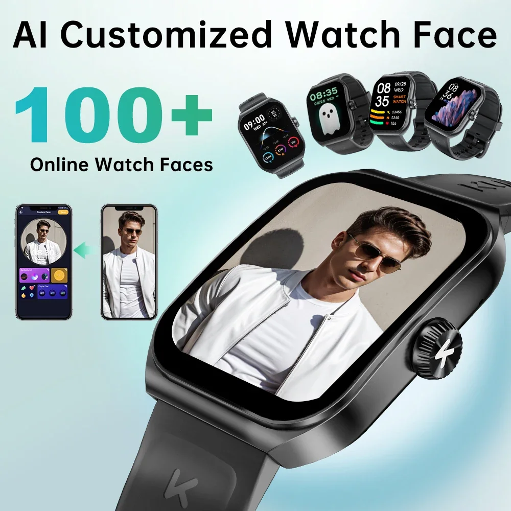 KUMI KU7 Ʈ ġ, 1.96 ġ Amoled ũ, 100 +  , NFC IP68 ,  ȭ, ǰ  ͸ SOS