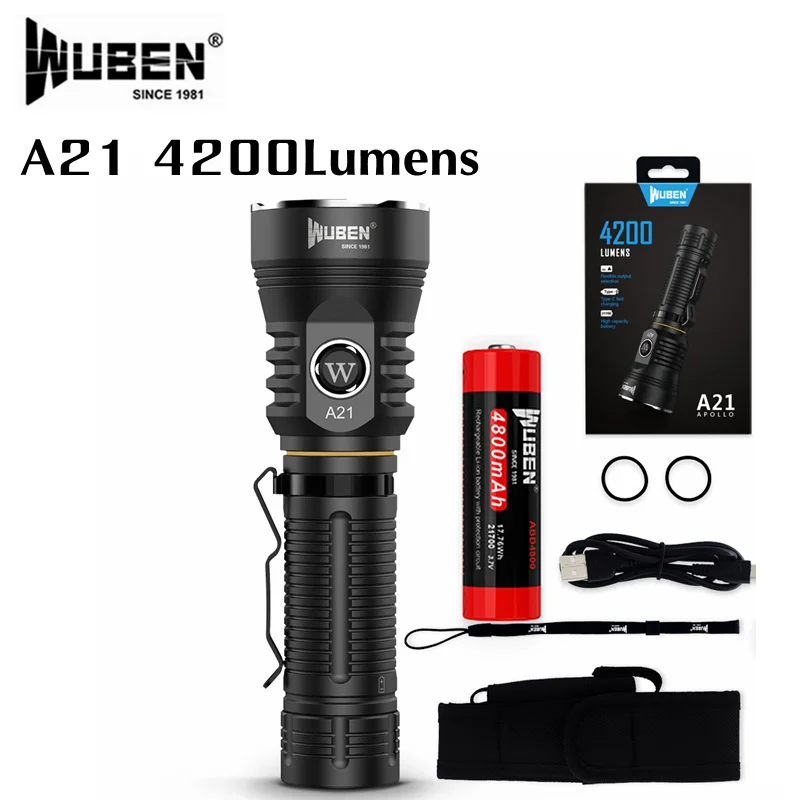 Flashlight Wuben A21