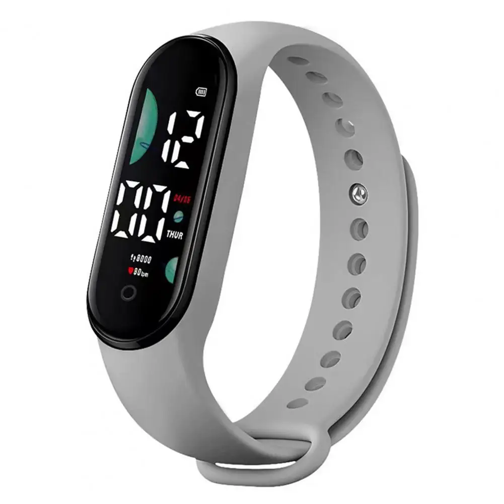 M9 Electronic Watch LED Touch Control Waterproof Multifunctional Week Time Display Men Women Unisex Sports Bracelet for Kids digital watch