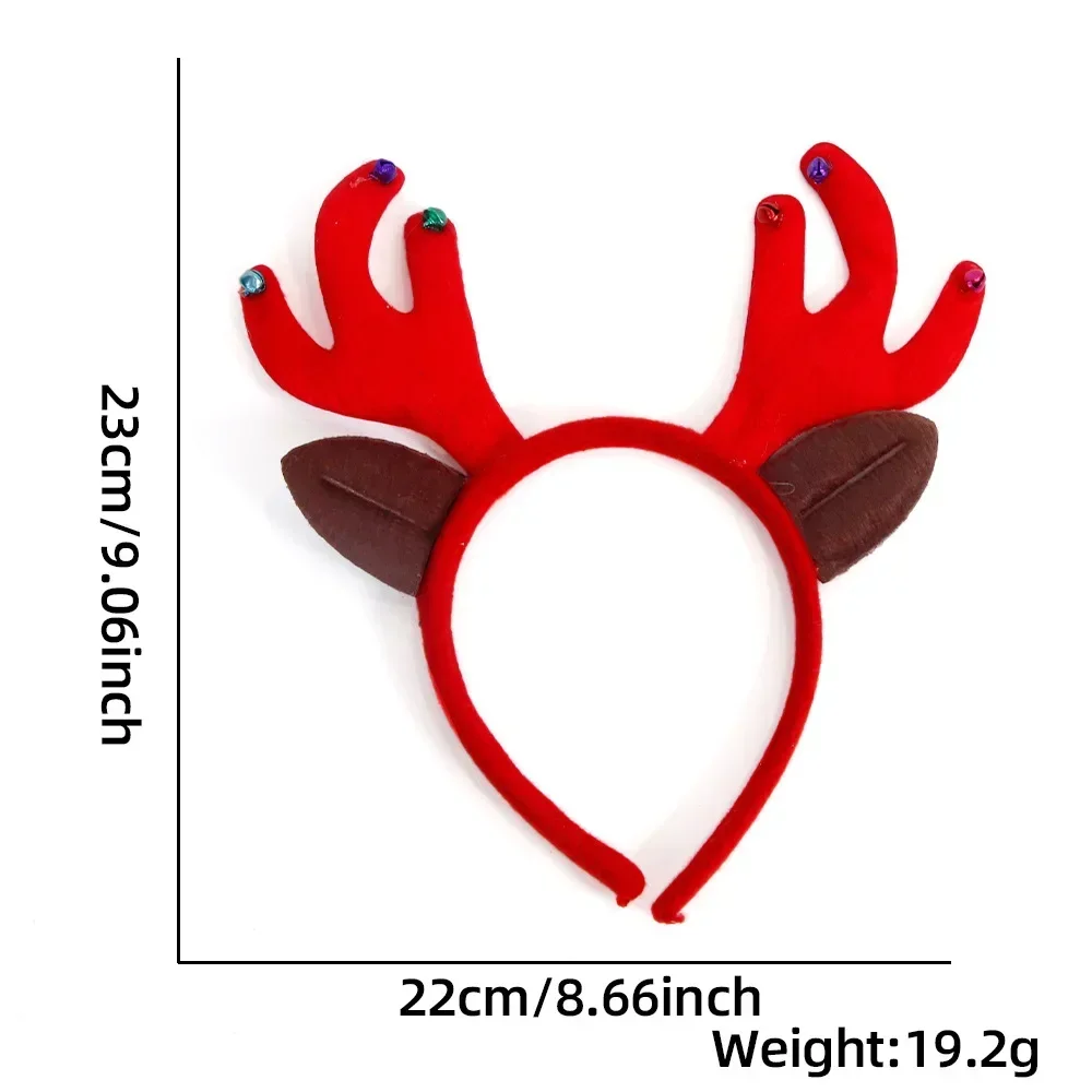 thumbnail image 1 of Diadema navideña para niños y adultos, Papá Noel, alce, árbol de Navidad, accesorios para el cabello, accesorios para fotos, decoración navideña, regalos de Año Nuevo 2024, 1 of 5