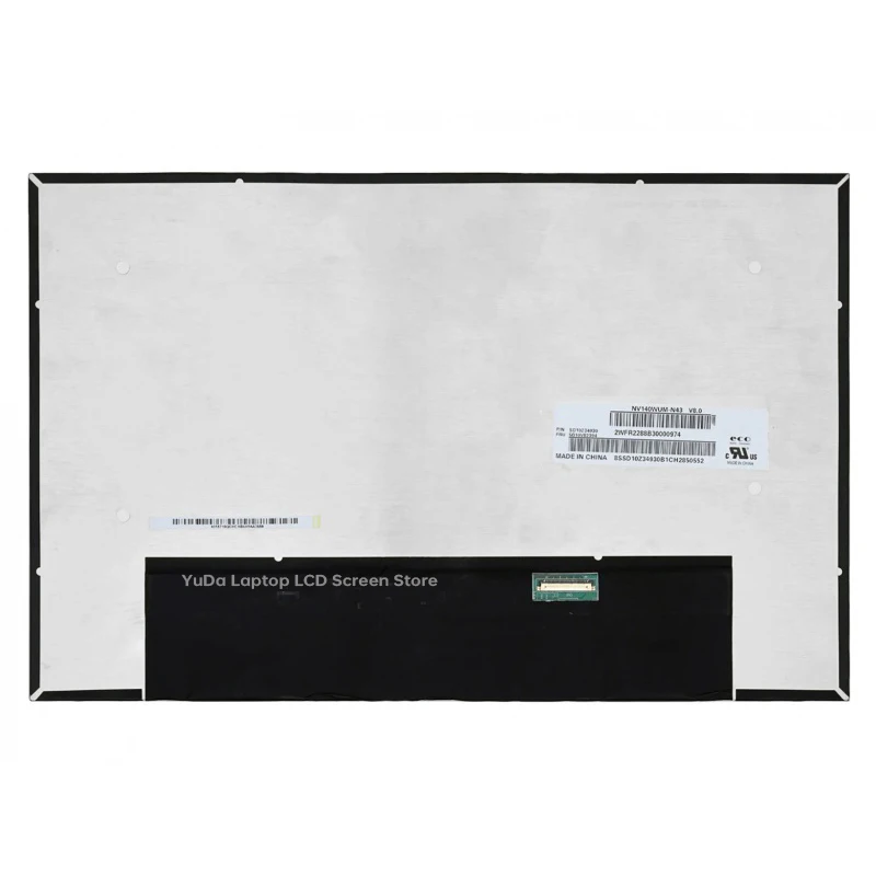 14 인치 IPS 노트북 LCD 화면 NV140WUM-N43 B140UAN03.2 N140JCA-EEL Rev.C1 디스플레이 매트릭스 패널 1920x1200 eDP 30 핀 비터치
