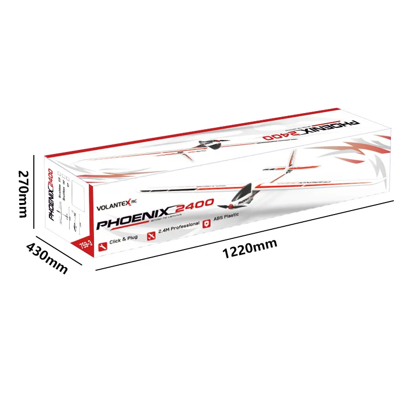 Volantex Phoenix 2400 2400mm PNP Planeur RC EPO 5CH FPV