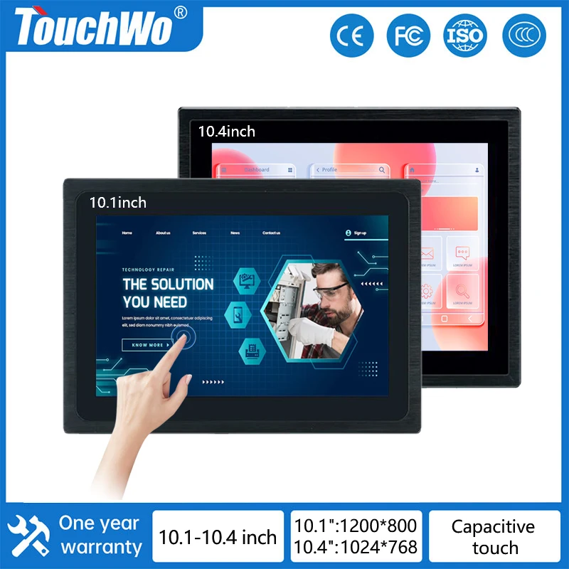 Touchwo-indus-tiral-10-1-10-4-Zoll-10-Punkte-eingebetteter-Touchscreen ...