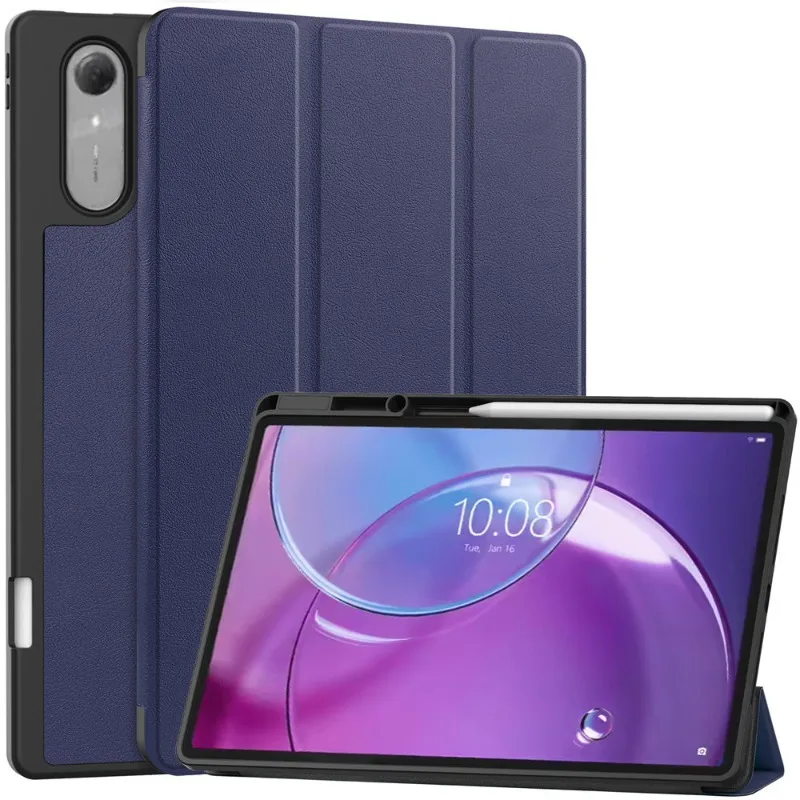 Magnetic Trifold Stand Case with Pen Slot