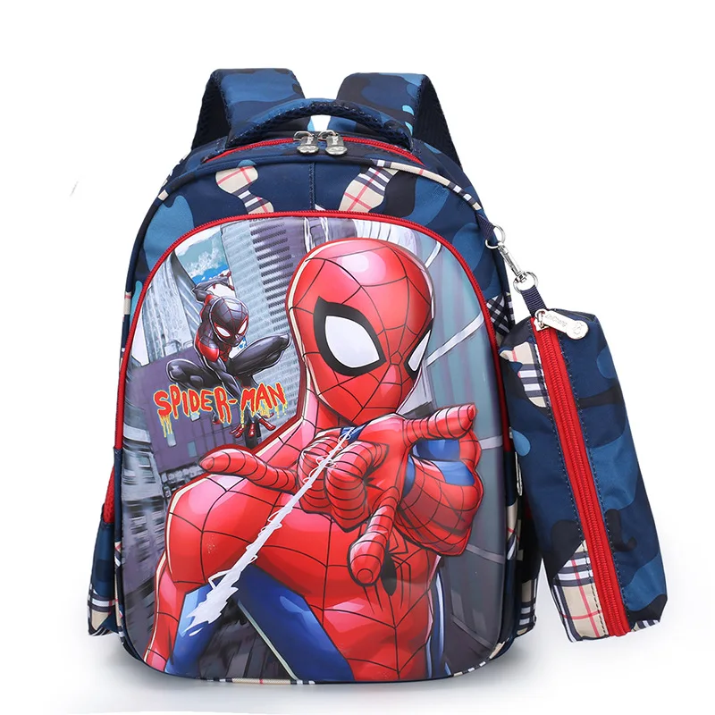 Disney Frozen Kindergarten Bag For Girls Boys Student Shoulder Orthopedic Backpack Elsa Anna Spider Man Large Capacity Mochilas