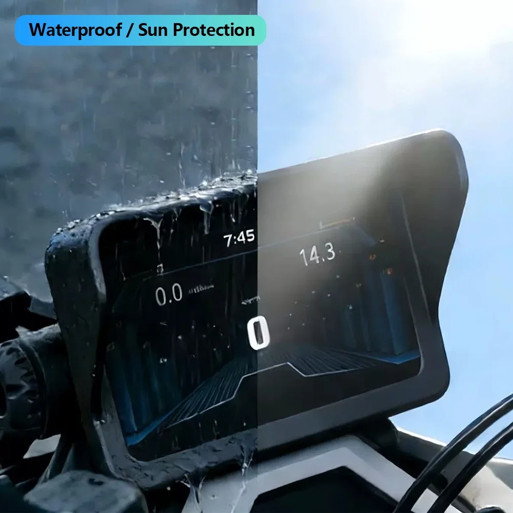 Motorcycle Dashboard Sunshade & UV Protection Screen Shield