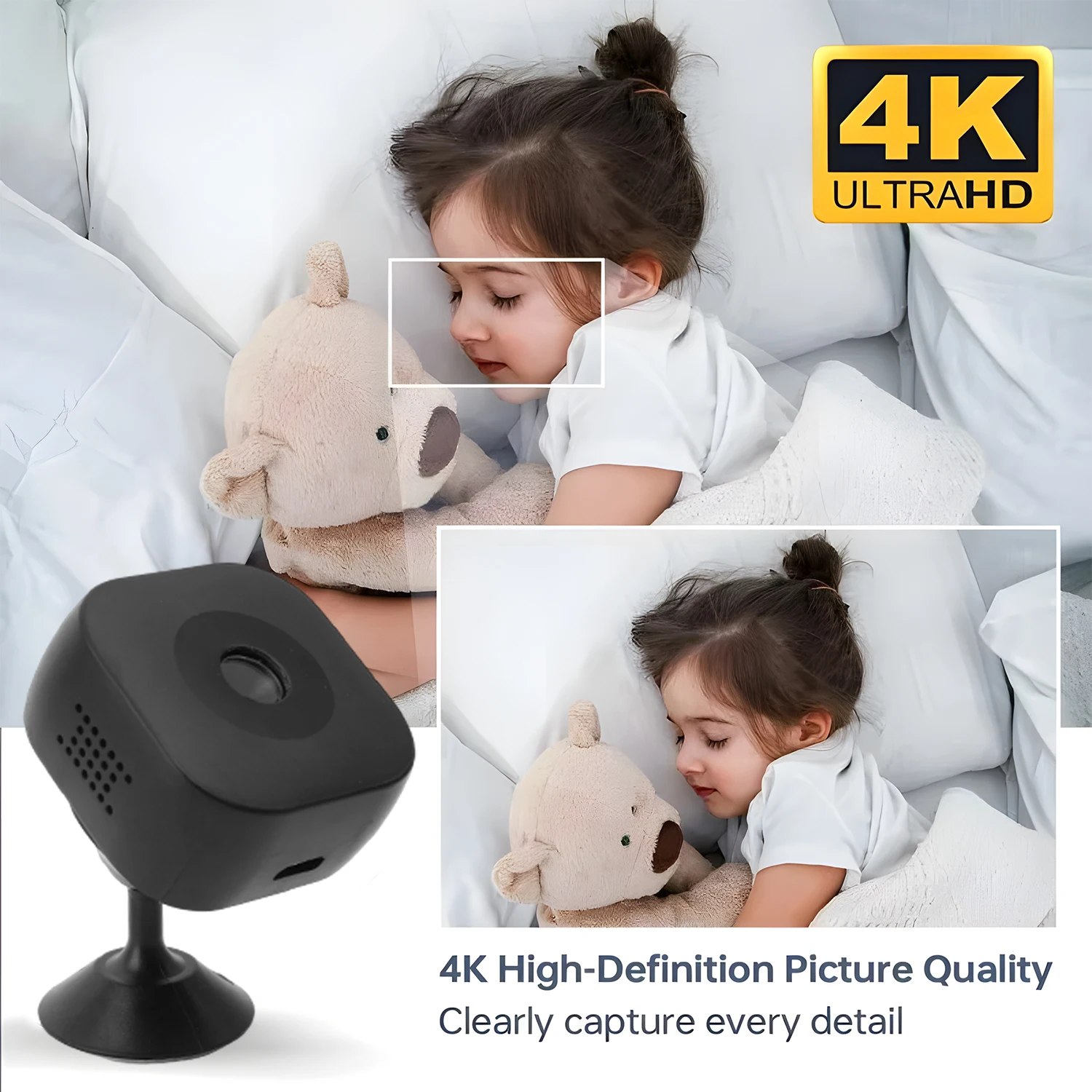 4K Night Vision Security Monitor Dual Frequency 5G WIFI Outdoor Home Wireless IP Camera CCTV Network Surveillance Cameras 3