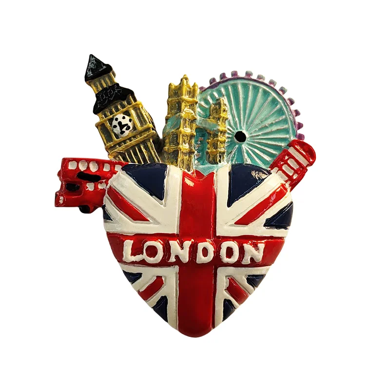 Europe UK England London 3D Fridge Magnets Tourism Souvenir Refrigerator Magnets Sticker Collection Handicraft Decoration magnetic fridge magnets magnetic sticker magnetic fridge stickers