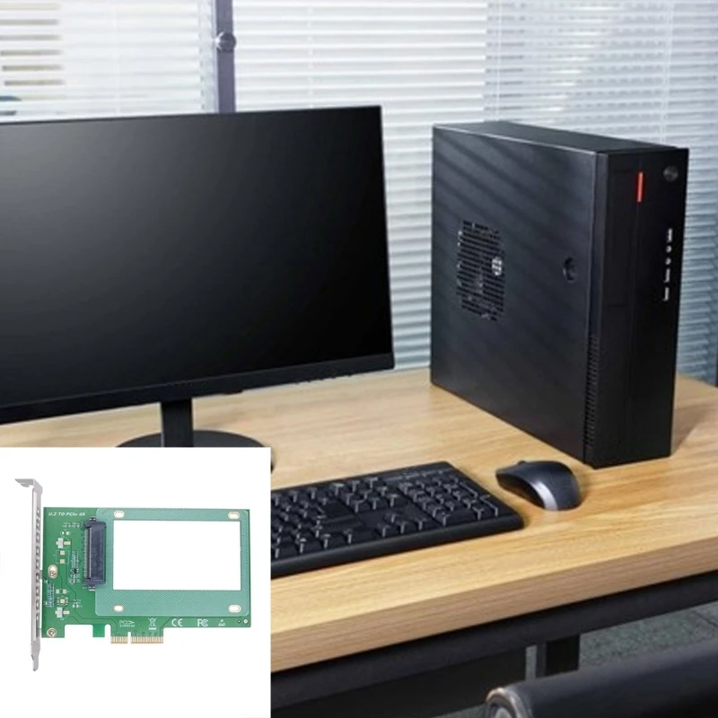 PCIE-U.2 어댑터 PCI X4-U.2 NVME SFF-8639 2.5인치 SSD 확장 카드 184A