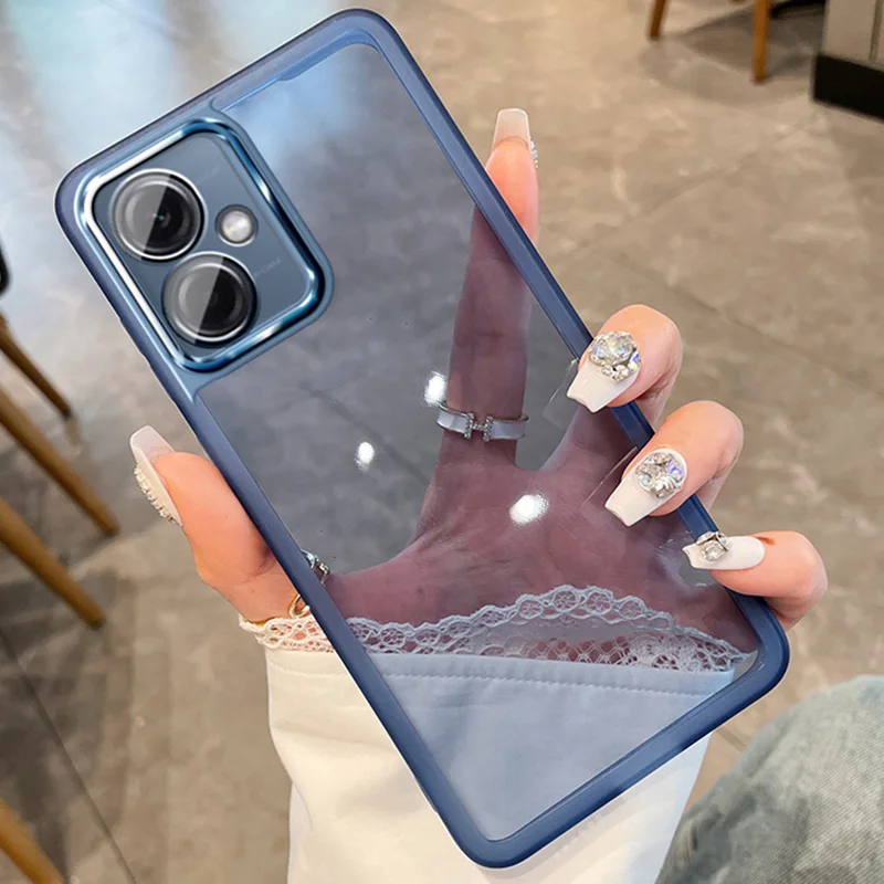 Matte Frame Telefoonhoesje Voor Redmi Note 11S 10 9S 5G 11 10S 8 Pro Plus 12 4G Lensbeschermer_voghion.com