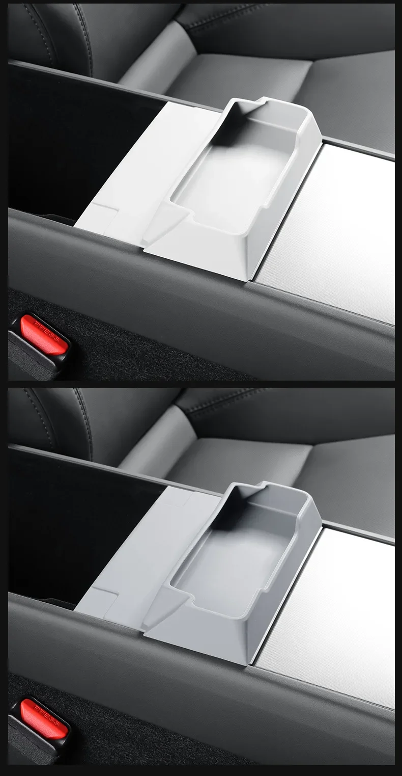 For Tesla Model Y Juniper 2025 Car Storage Box Case Glasses Holder Central Contr