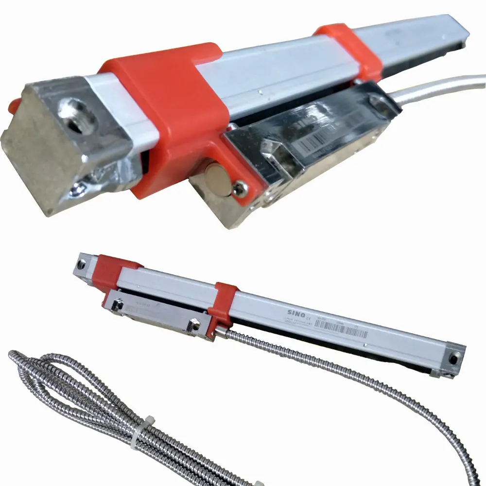 SINO KA200 시리즈 소형 선형 체중계 전자 체중계 유리 광학 체중계, 증분 5V A B Z 신호 출력 인코더, 30-110mm