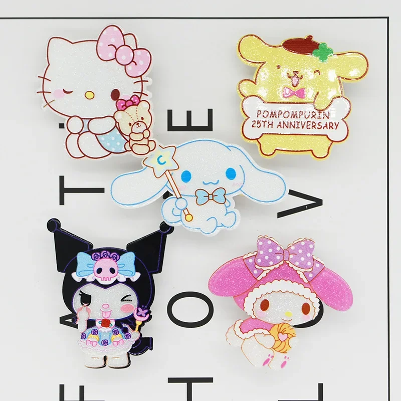 

Кавайная Sanrioed аниме мультяшная серия Cinnamoroll HelloKitty моя мелодия пудинг собака креативная Милая Женская фотография маленький подарок