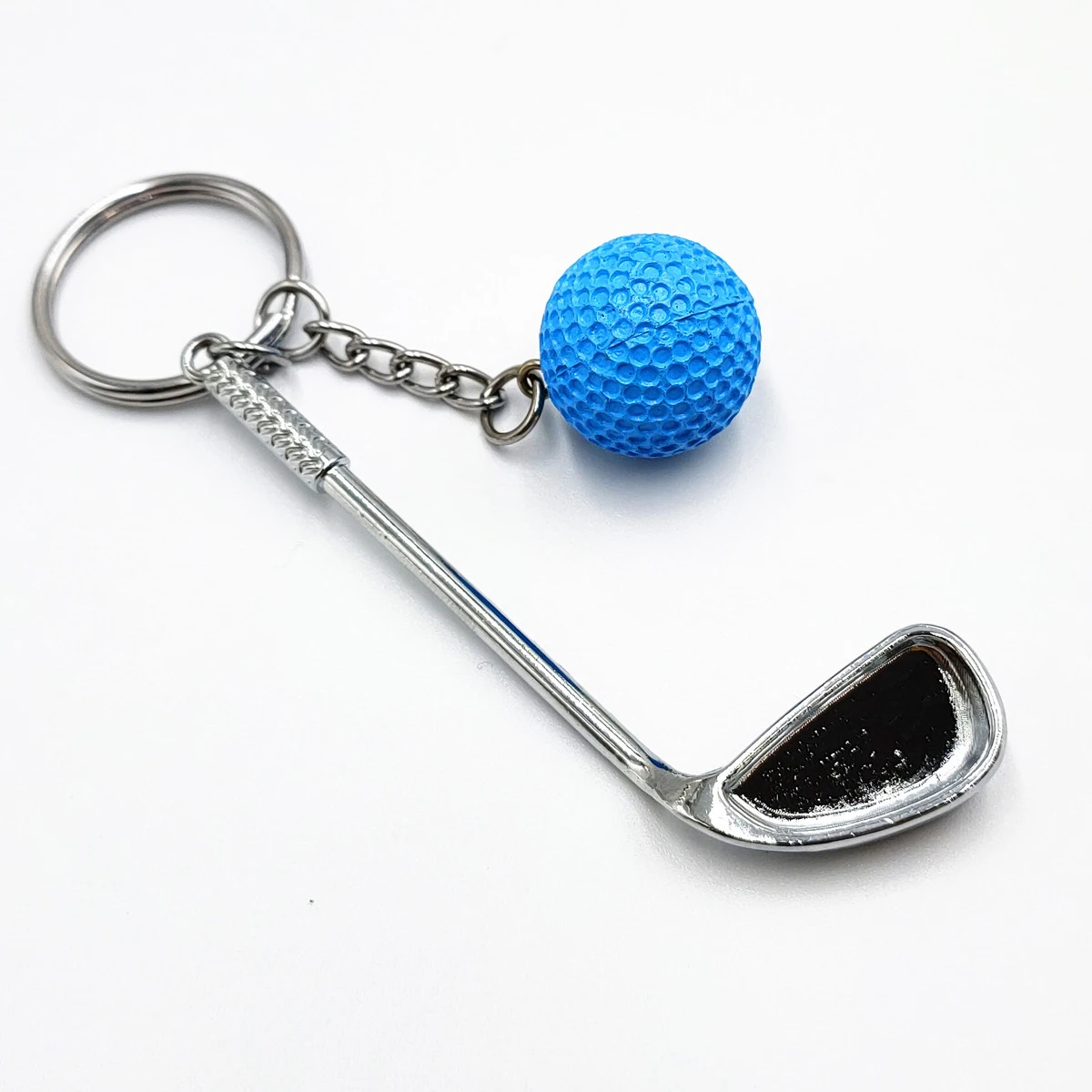 Mini Tennis Racket Pendant Keychain - Sporty Accessory & Gift