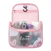 Portable Cosmetic Bag Female Travel Storage Toiletry Organize Women Waterproof PVC Wash Kit Transparent Zipper Make Up Case 2