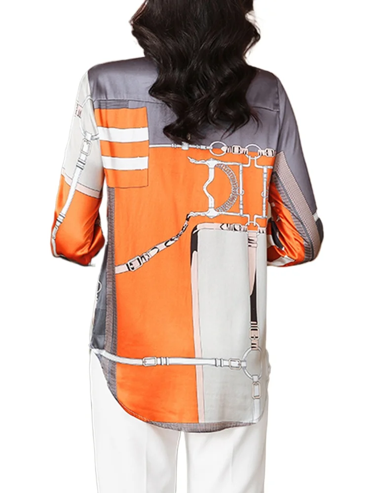 بلوزة نسائية ربيعية جديدة قمصان مكتبية للسيدات بلو...