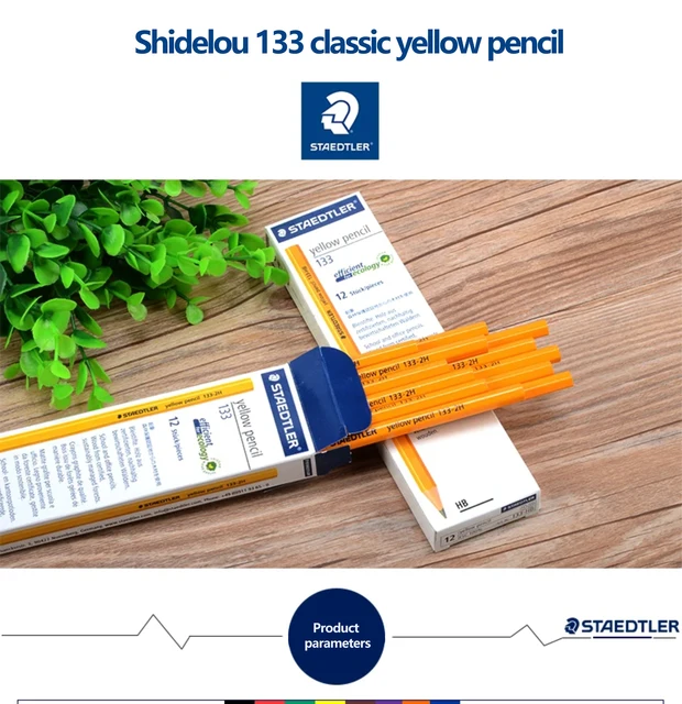 Staedtler Noris Matite Scolastiche HB - Confezione Da 50, Mina Resistente, Iconiche Strisce Gialle/Nere - Foto 8