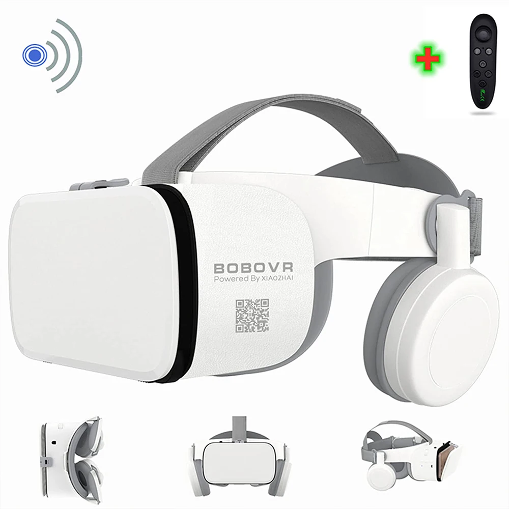 

BOBOVR Z6 Upgrade 3D Glasses VR Headset Google Cardboard Virtual Reality Glasses Wireless VR Helmet For Smartphones