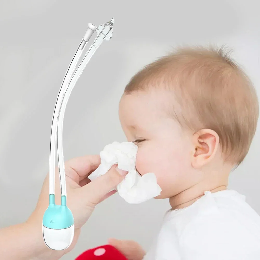 Nasal Aspirator Baby Nose Cleaner Washable Sucker Tool Children Mouth Newborn Health Care Protection Suction Catheter Type