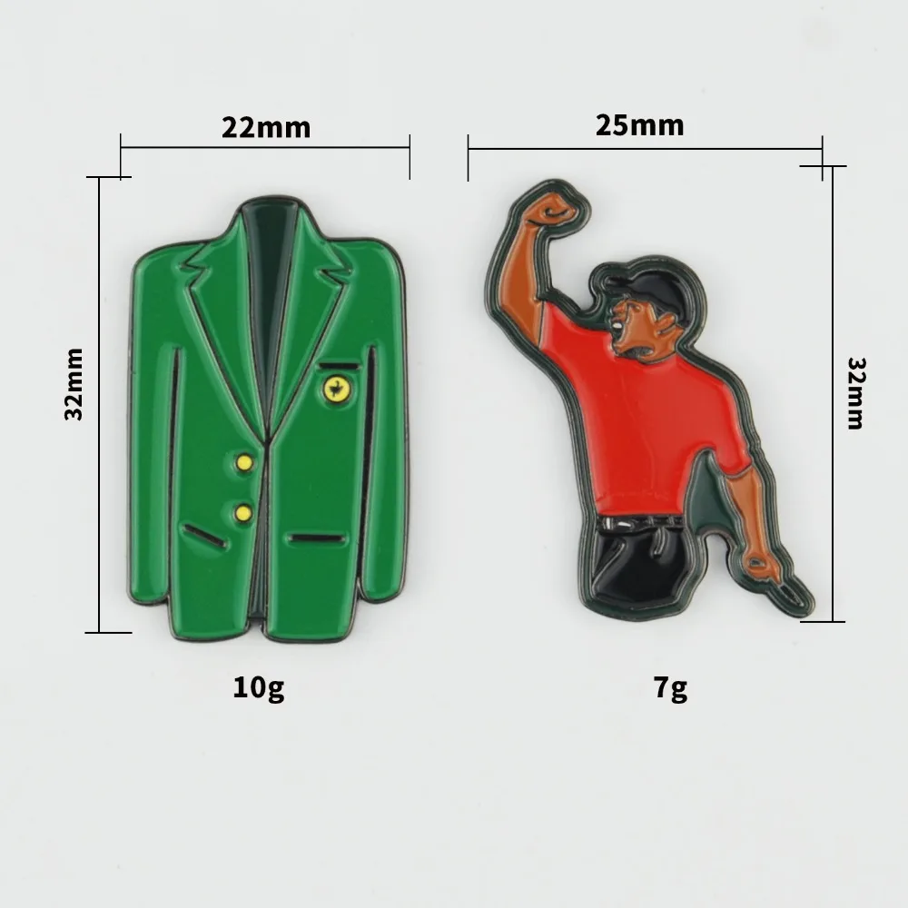 Golf Ball Mark Alloy Marker Golf Accessories Gift For Men Women