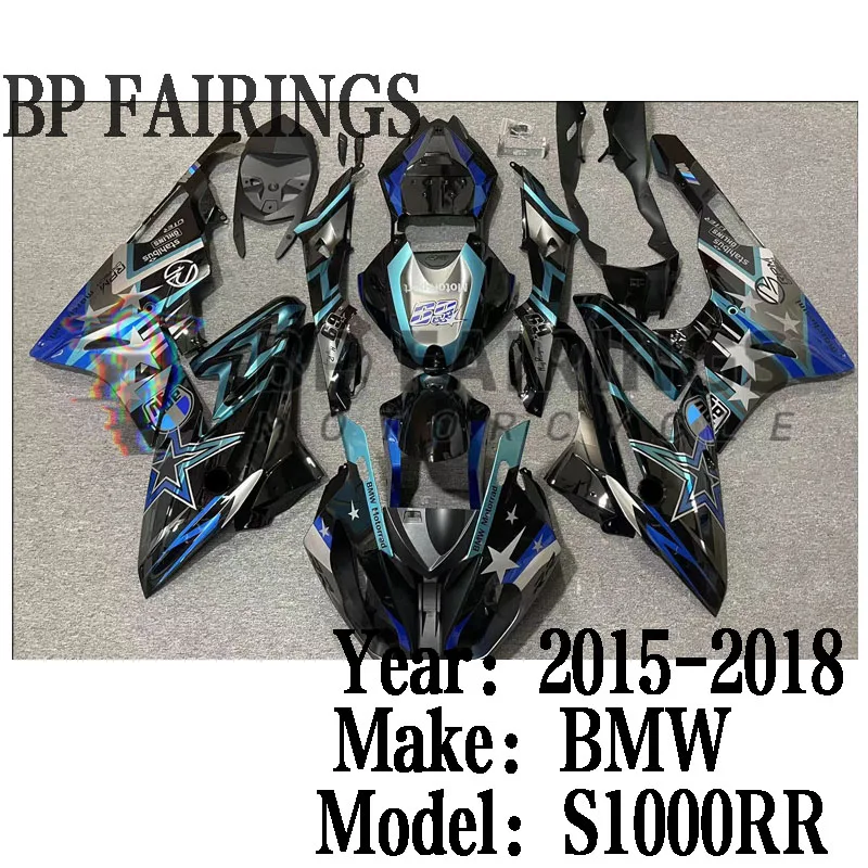

Новый комплект обтекателей для мотоцикла ABS Подходит для BMW S1000RR 2015 2016 2017 2018 комплект обтекателей черного и синего цвета