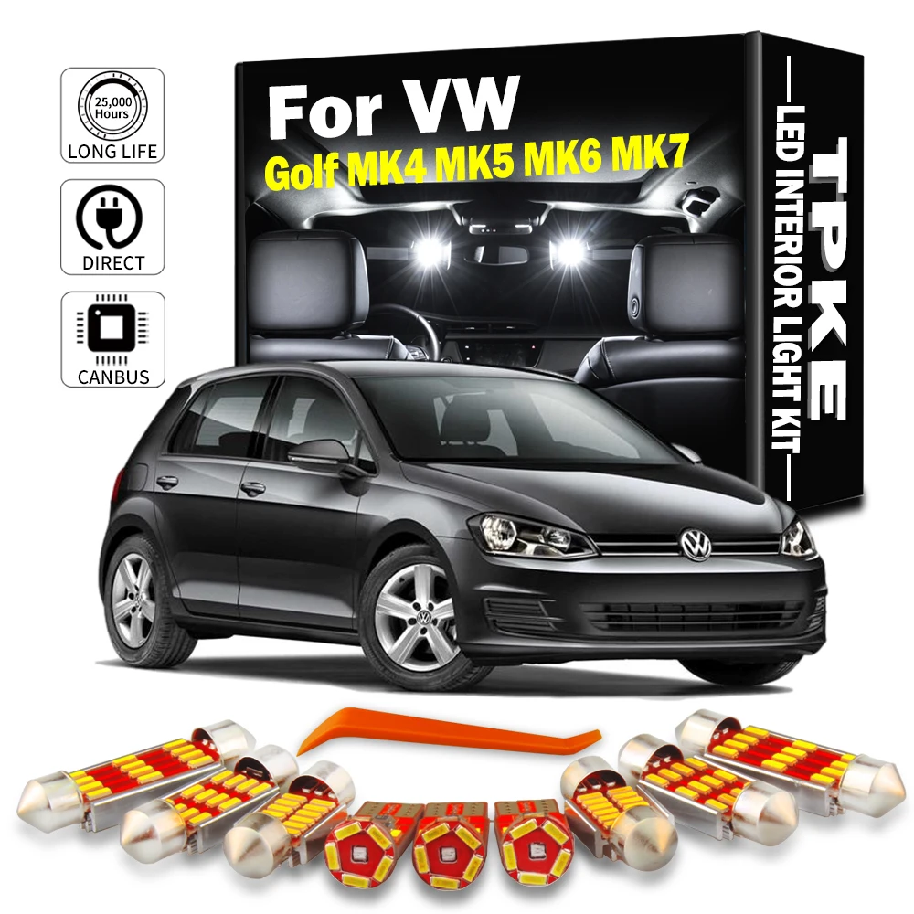 ZITWO No Error LED Interior Light Kit For VW Volkswagen Golf Jetta 3 4 5 6  7 MK4 MK5 MK6 MK7 Passat B5 B6 B7 CC Polo 6R 6C 9N