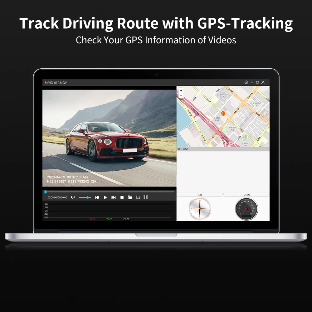 Thieye ڵ  , GPS  ĸ ī޶ , 3.0 ġ ڵ  ķ, ڵ DVR    ķ, 1080P HD