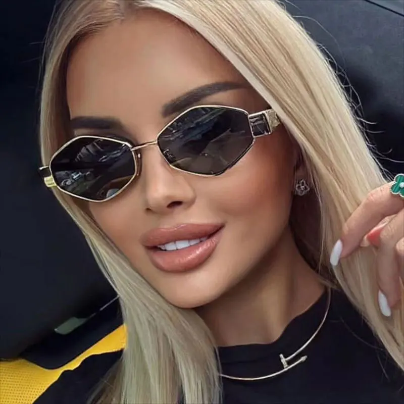Vintage Special-Shaped Sunglasses Women Men Square Sun Glasses Female Retro Polygon Oculos De Sol ﻿for Male Eyeglass Eyewear Best Sellers In Accessories