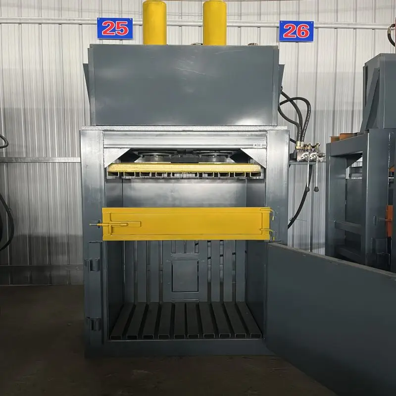 Handle Vertical Hydraulic Packer /Waste Paper Baler Of Garbage Station /Waste Cloth Compressor Machine